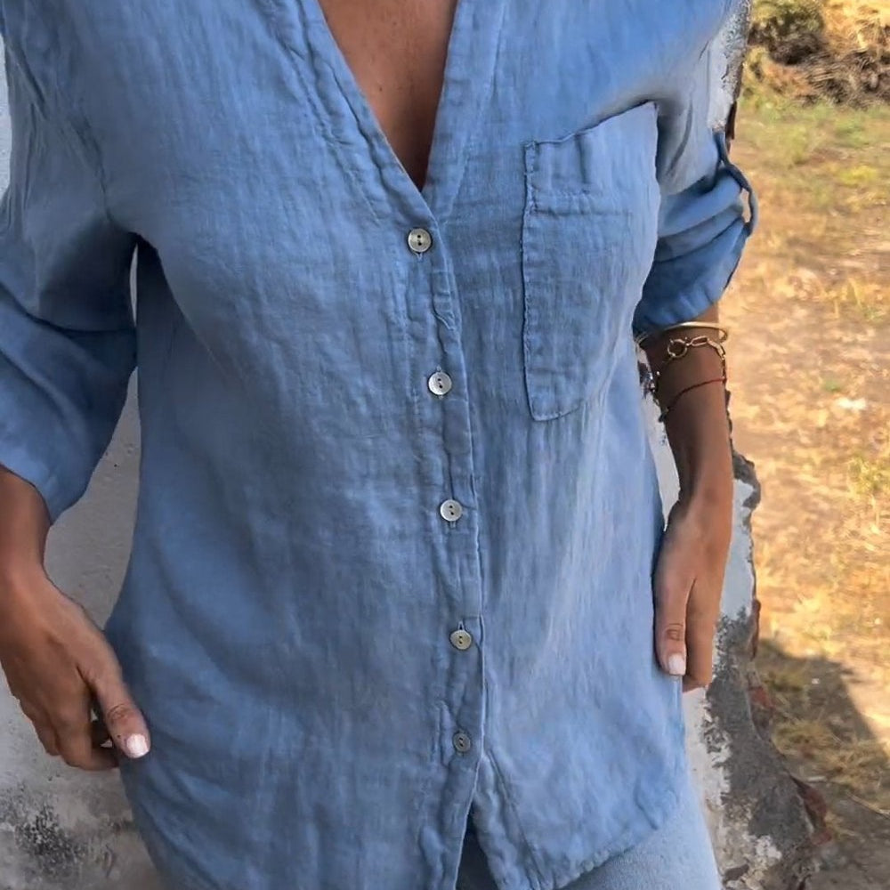 Lisette™ | Blusa Casual em Estilo Ibiza