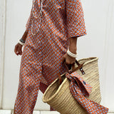 Anneloes™ | Elegante vestido camisa xadrez