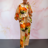 Moniek™ | Conjunto de Senhora em Satin de Duas Peças