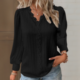 Maria™ | Blusa Elegante no Estilo de Ibiza com Detalhes em Renda