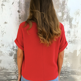 Diana™ | Blusa Elegante com Decote Redondo
