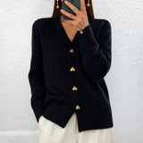 Lydia™ | Pullover elegante com botões em forma de coração