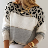 Cheyenne™ | Pullover Casual com Padrão de Leopardo
