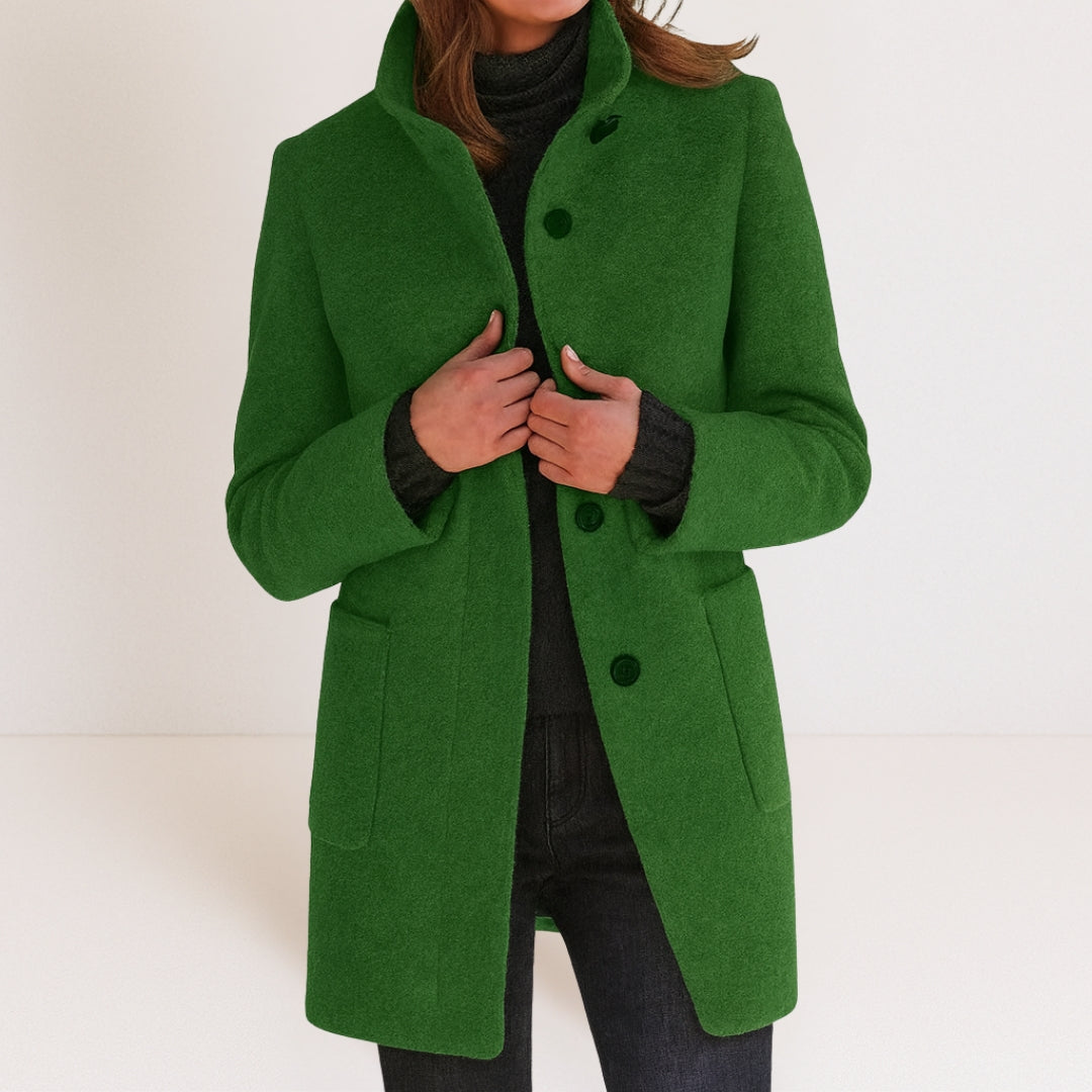 Stella™ | Casaco feminino com gola alta