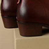 Christina™ | Botins luxuosos com salto baixo