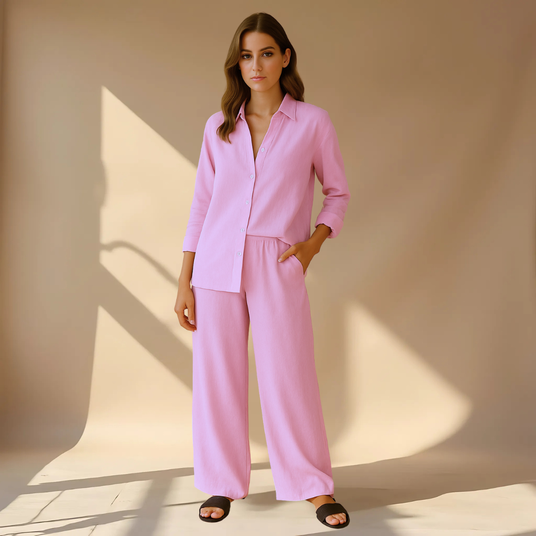 Amélie™ | Conjunto de 2 peças - Camisa & Calças