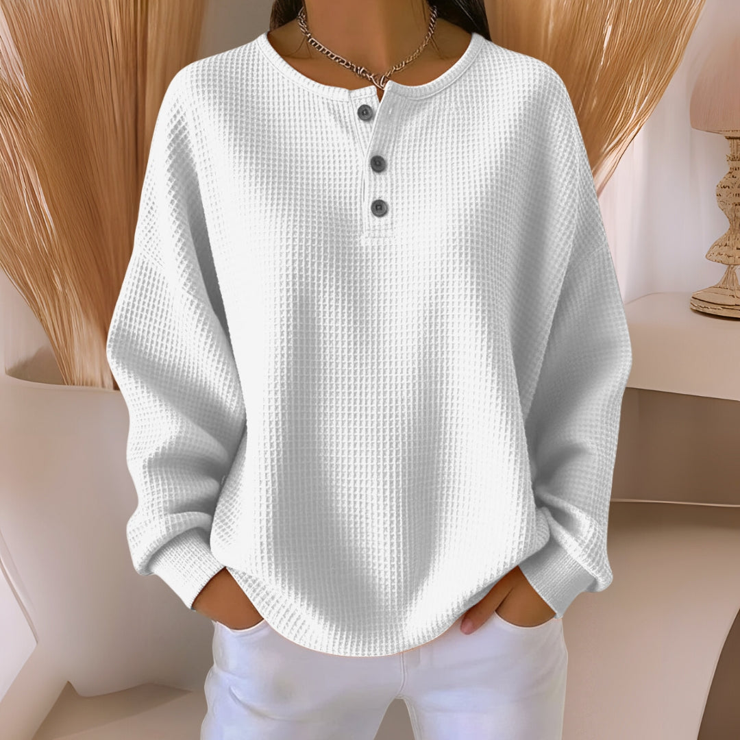 Anne™ | Sweatshirt Casual com Gola