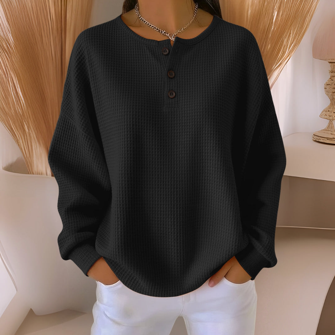 Anne™ | Sweatshirt Casual com Gola