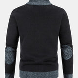 Camden | Sweater de Patches em Suede Sintético com Fecho