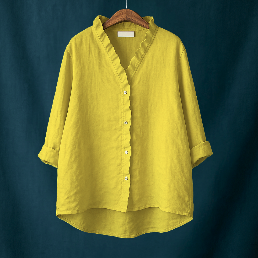 Joyce™ | Blusa Simples com Decote em V