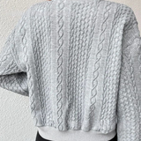 Lucille® | Elegante Cardigan de malha em tecido estruturado