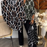 Janny™ | Blusa de Manga Longa Casual com Padrão Elegante