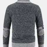 Camden | Sweater de Patches em Suede Sintético com Fecho