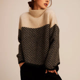 Stefanie™ | Sweater de Gola Alta Macio