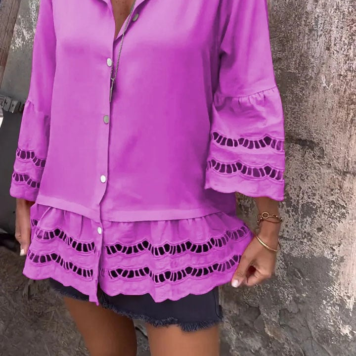 Miranda™ | Blusa Elegante em Estilo Ibiza