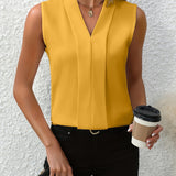 Annabel™ | Blusa Sem Mangas com Decote em V