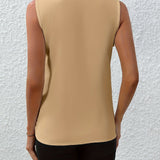 Annabel™ | Blusa Sem Mangas com Decote em V