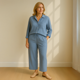 Yvonne™ | Conjunto de 2 peças - Blusa & Calças Largas