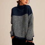 Stefanie™ | Sweater de Gola Alta Macio