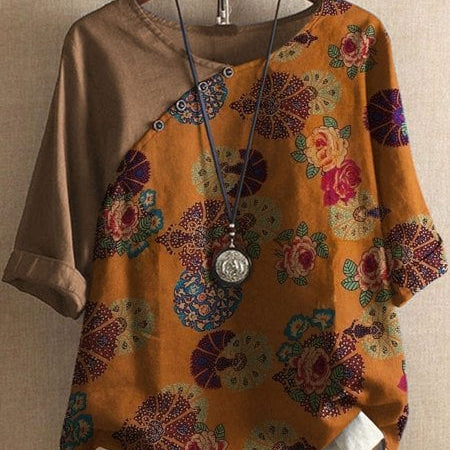 Katarina™ | Blusa solta com floral