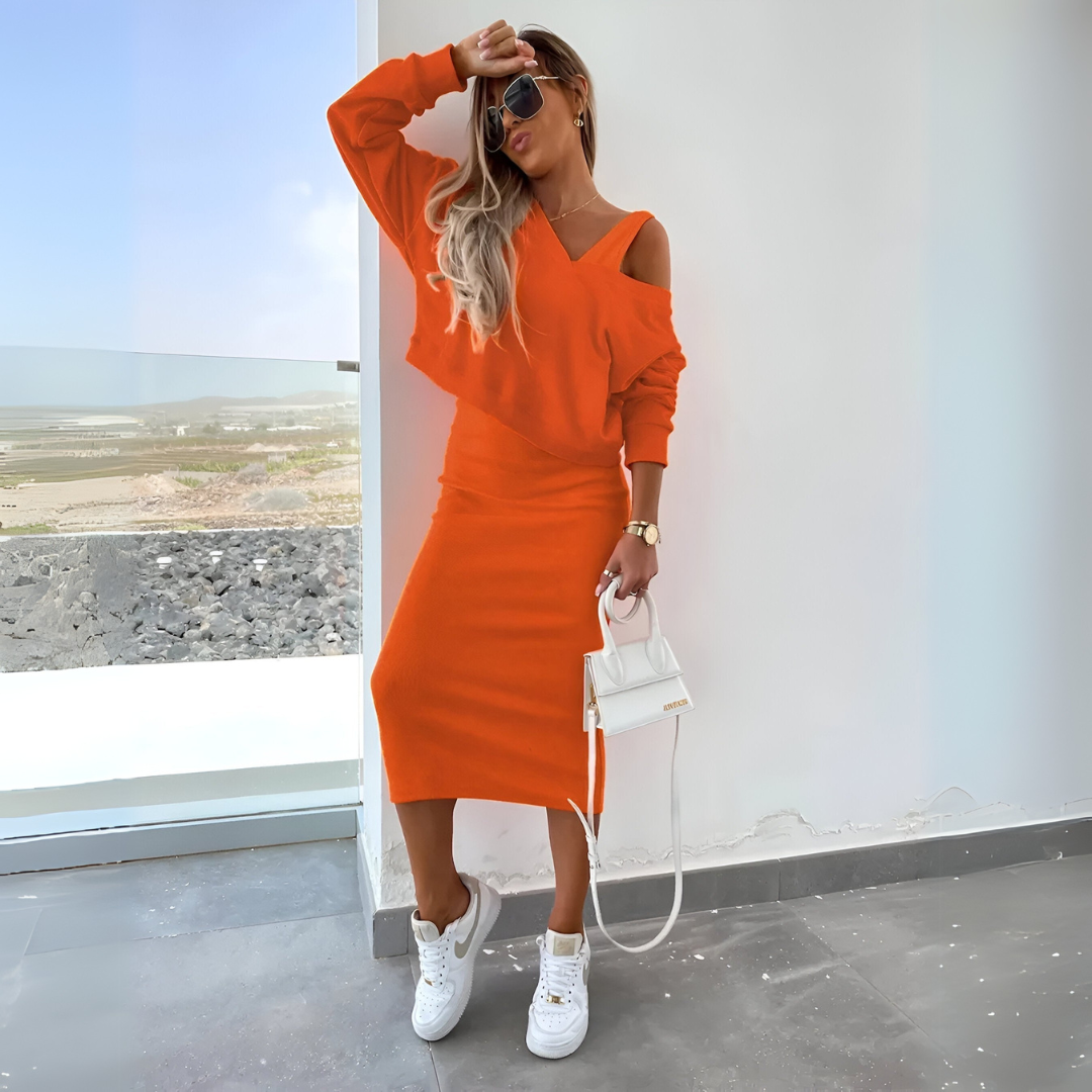 Edith™ | Conjunto de Vestuário em Dois Peças