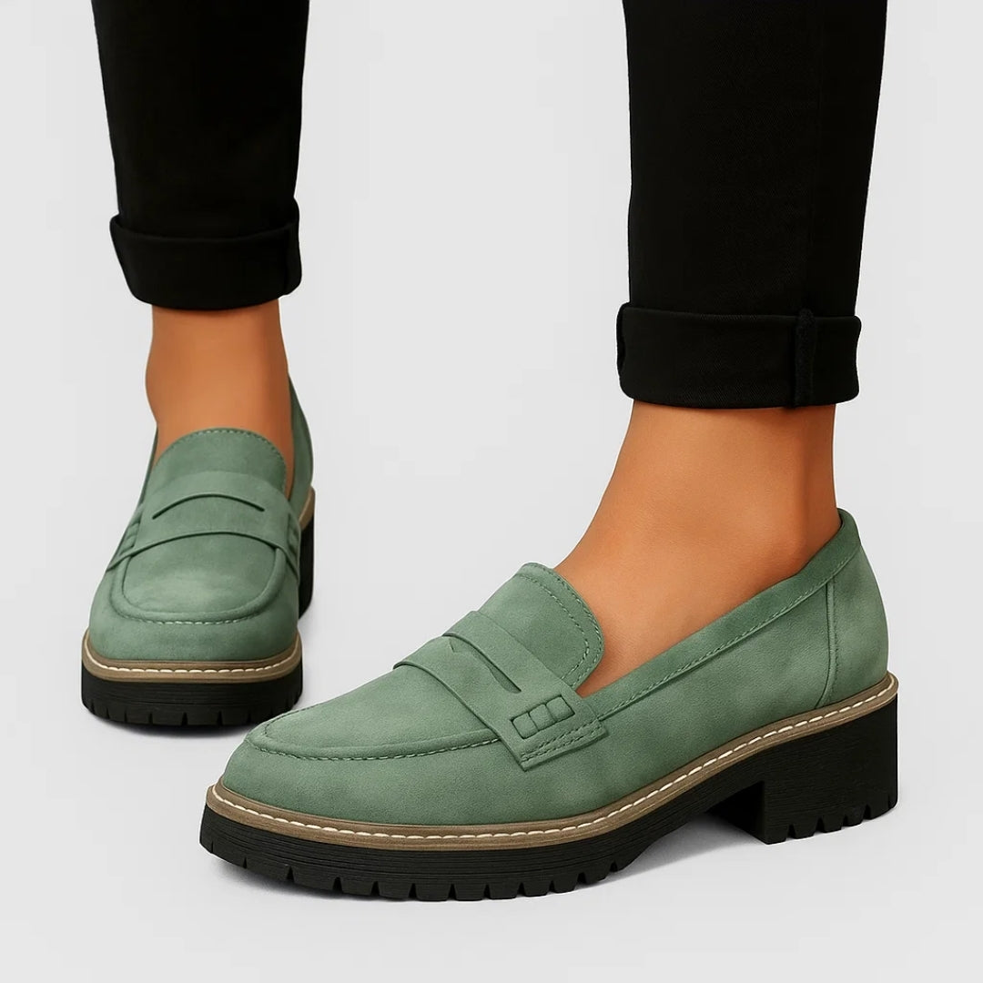 Sarah™ | Mocassins ortopédicos em material de alta qualidade