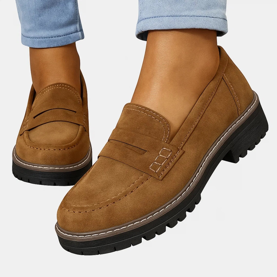 Sarah™ | Mocassins ortopédicos em material de alta qualidade