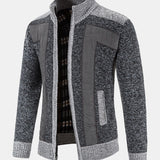 Camden | Sweater de Patches em Suede Sintético com Fecho