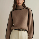 Maria™ | Pullover de Gola Alta Essencial