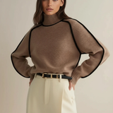 Maria™ | Pullover de Gola Alta Essencial