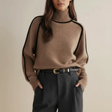 Maria™ | Pullover de Gola Alta Essencial