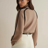 Maria™ | Pullover de Gola Alta Essencial