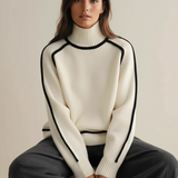 Maria™ | Pullover de Gola Alta Essencial