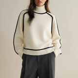 Maria™ | Pullover de Gola Alta Essencial