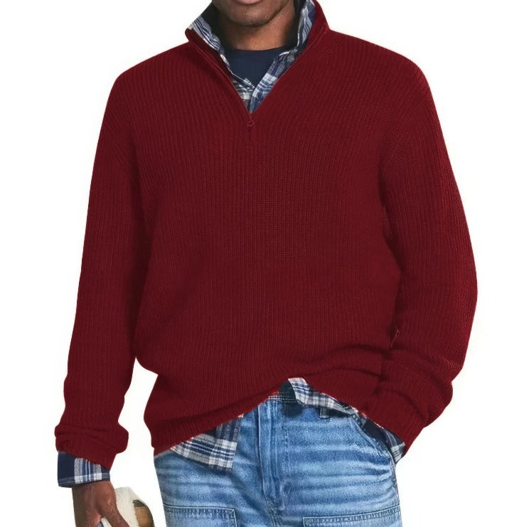 Finn | Sweater de Malha com Zíper para Homem