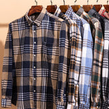 Toby – Camisa de Algodão xadrez de Manga Longa