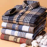 Toby – Camisa de Algodão xadrez de Manga Longa