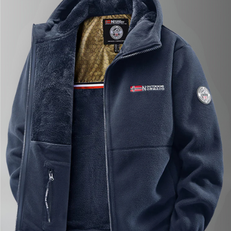 Natan | Casaco de Fleece Térmico com Capuz