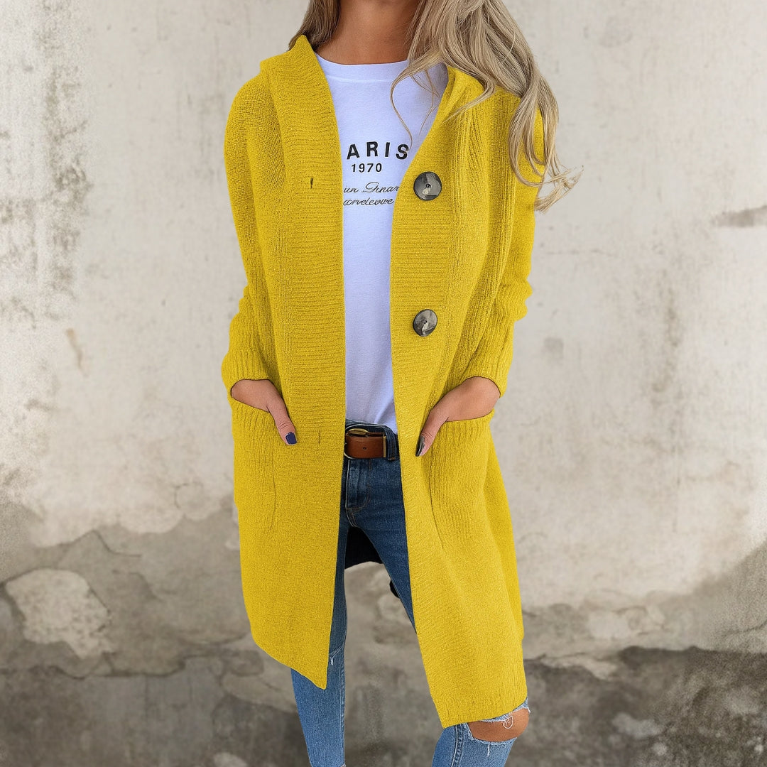 Paula™ | Elegante casaco de malha longo