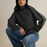 Maria™ | Pullover de Gola Alta Essencial