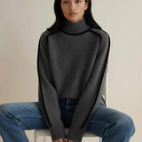 Maria™ | Pullover de Gola Alta Essencial