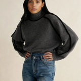 Maria™ | Pullover de Gola Alta Essencial