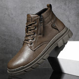 Bill | Botas de Tornozelo de Couro Chelsea Retro de Larga Largura