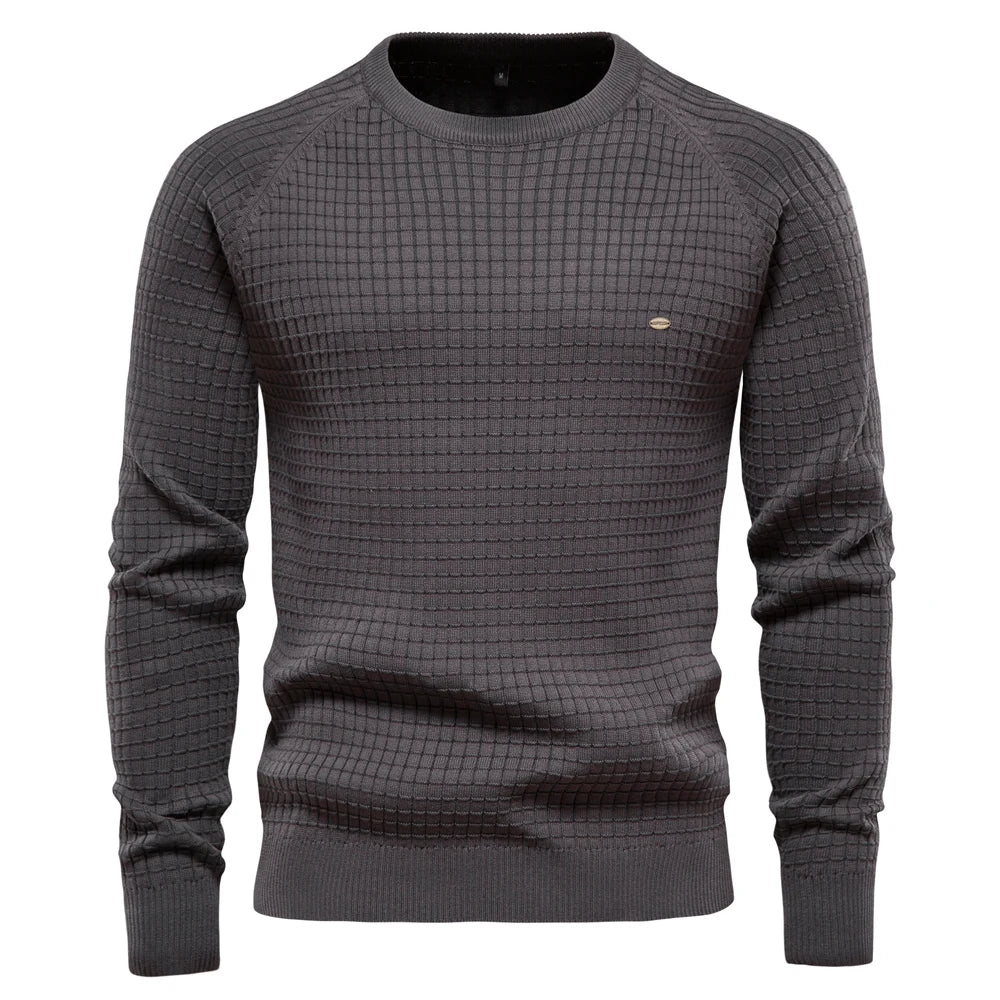 Thomas - Sweater Masculino com Padrão de Diamante