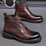 Alfred | Botas de Ranger em Couro para Homens