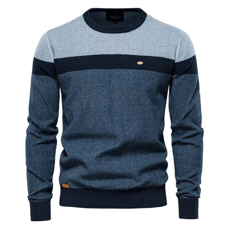 Edward - Sweater de Gola Redonda para Homens