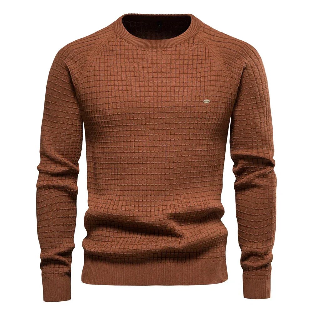 Thomas - Sweater Masculino com Padrão de Diamante