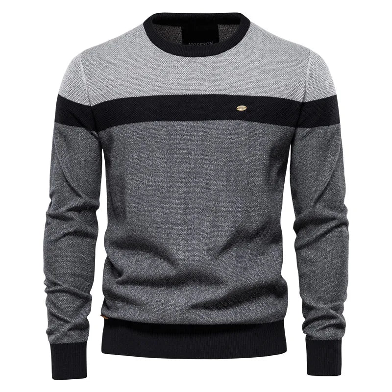 Edward - Sweater de Gola Redonda para Homens