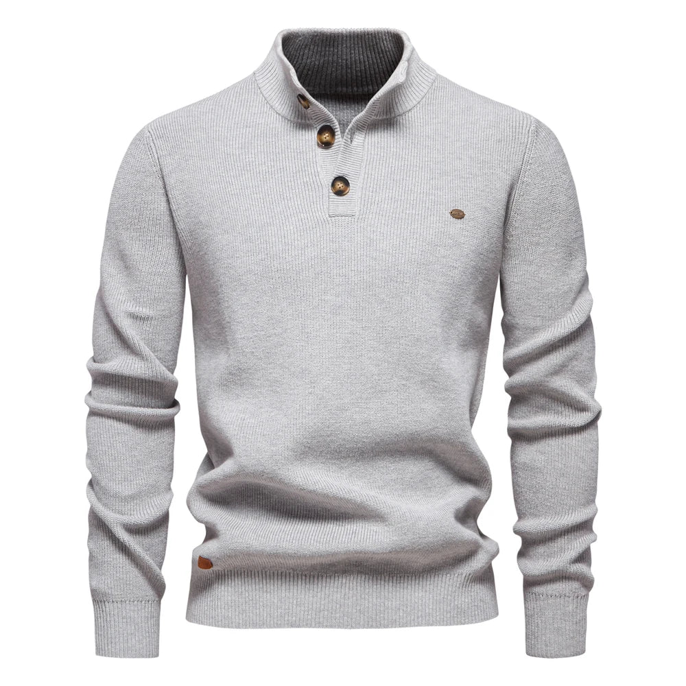 James - Sweater Masculino com Botões