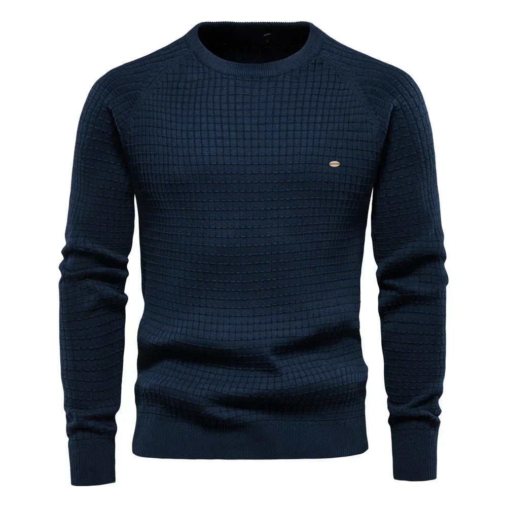 Thomas - Sweater Masculino com Padrão de Diamante